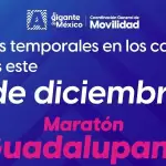 El transporte público en Aguascalientes tendrá cambios temporales por el Maratón Guadalupano este 12 de diciembre; consulta rutas alternas y horarios.