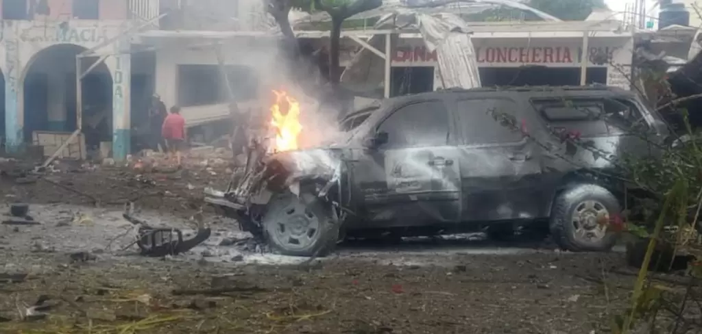 Registro histórico de ataques con coche bomba en México realizados por distintos cárteles