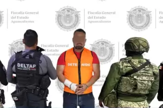 La Fiscalía Estatal vincula a proceso a “El 10”, presunto líder criminal acusado de desaparición y secuestro en Aguascalientes.
