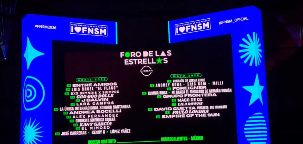 Estos son los artistas y fechas del Foro de las Estrellas 2026