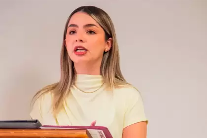 Karla Greta Torres Macías, "Lady ISSSTE", hoy exsubdelegada de la representación en Aguascalientes. Foto: JLMNoticias / ISSSTE Aguascalientes.