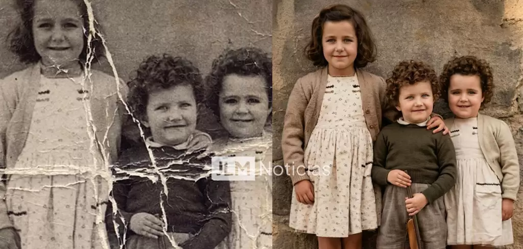 Herramienta de inteligencia artificial restaura fotografías antiguas dañadas por el tiempo