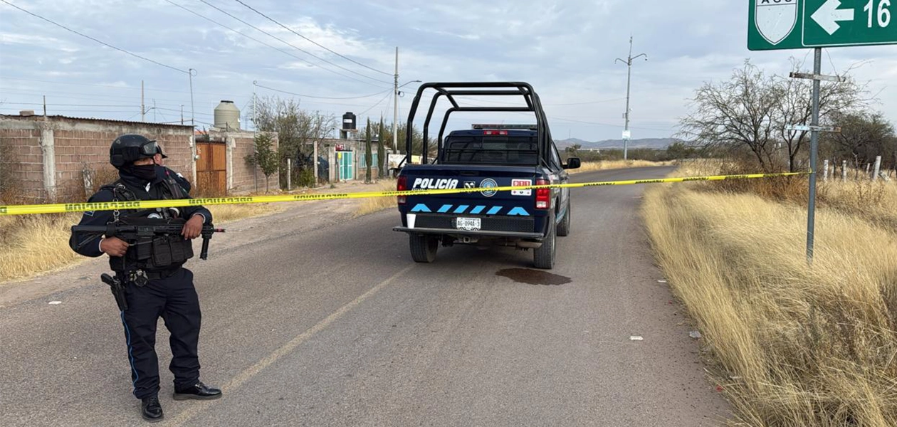 Hallazgo de restos humanos en la carretera de Mesillas, municipio de Tepezalá, Aguascalientes, zona limítrofe con Zacatecas