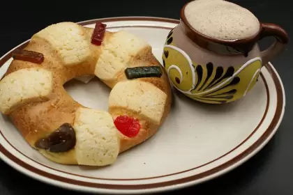 Rosca de Reyes tradicional del Día de Reyes en México