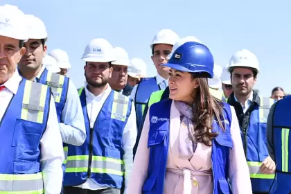 Tere Jiménez supervisa el Parque Industrial San Marcos Valley; inversión de mil 700 mdp generará 750 empleos directos en Aguascalientes.