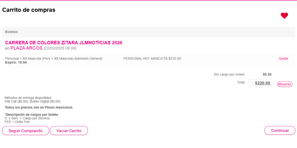 Comprueba que el número de boletos sea el correcto