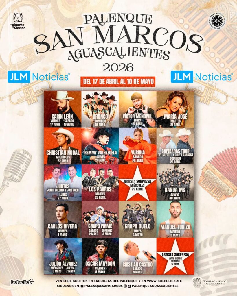 Cartelera Palenque FNSM2026