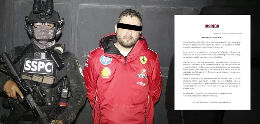 “Nadie está por encima de la ley”: Morena se deslinda del alcalde de Tequila