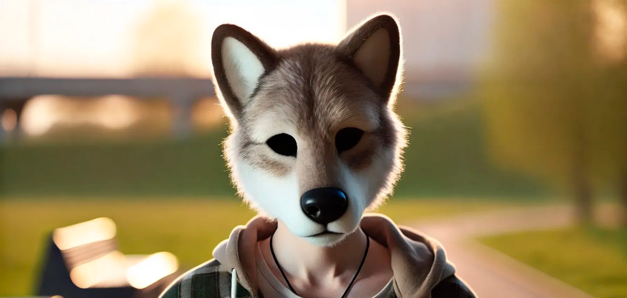 Un hombre caracterizado de lobo, el animal con el que no solo siente una simpatía, sino afinidad y sentir como él. ¿Qué son los therians y por qué son tendencia en 2026? Te explicamos el origen, diferencias con furries y por qué convocan reuniones en México. Foto: JLMNoticias / Therianguide.com