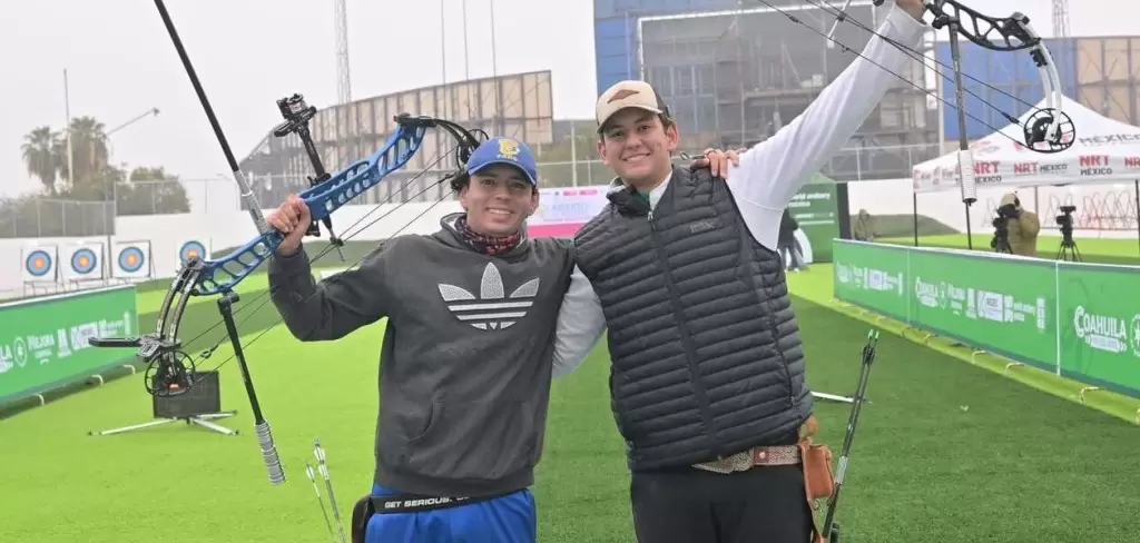 Aguascalientes obtiene primer y segundo lugar en tiro con arco en Monclova, Coahuila, durante el Torneo Abierto “Dafne Quintero”.