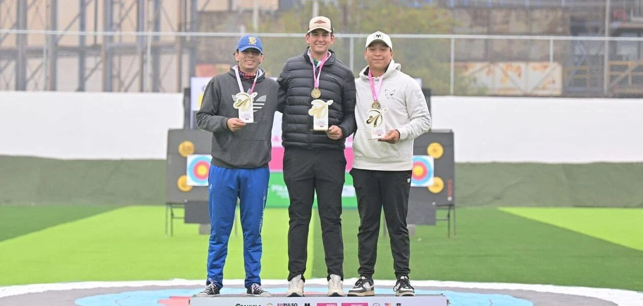 Rodrigo González y José Ángel Cuéllar logran oro y plata en tiro con arco en Monclova. Aguascalientes destaca rumbo a la Olimpiada 2026.