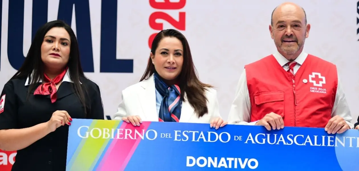 Tere Jiménez encabeza Colecta Anual 2026 de la Cruz Roja y dona 3.5 mdp; en 2025 atendieron más de 7,600 emergencias.