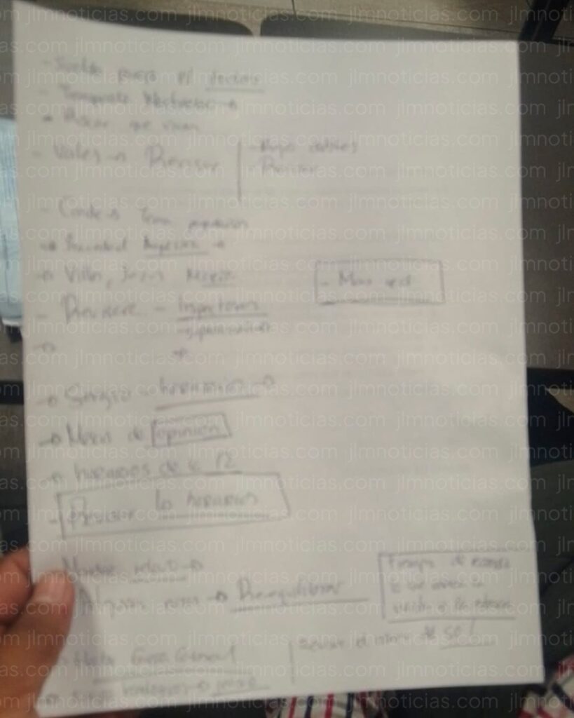 Firmas de los choferes