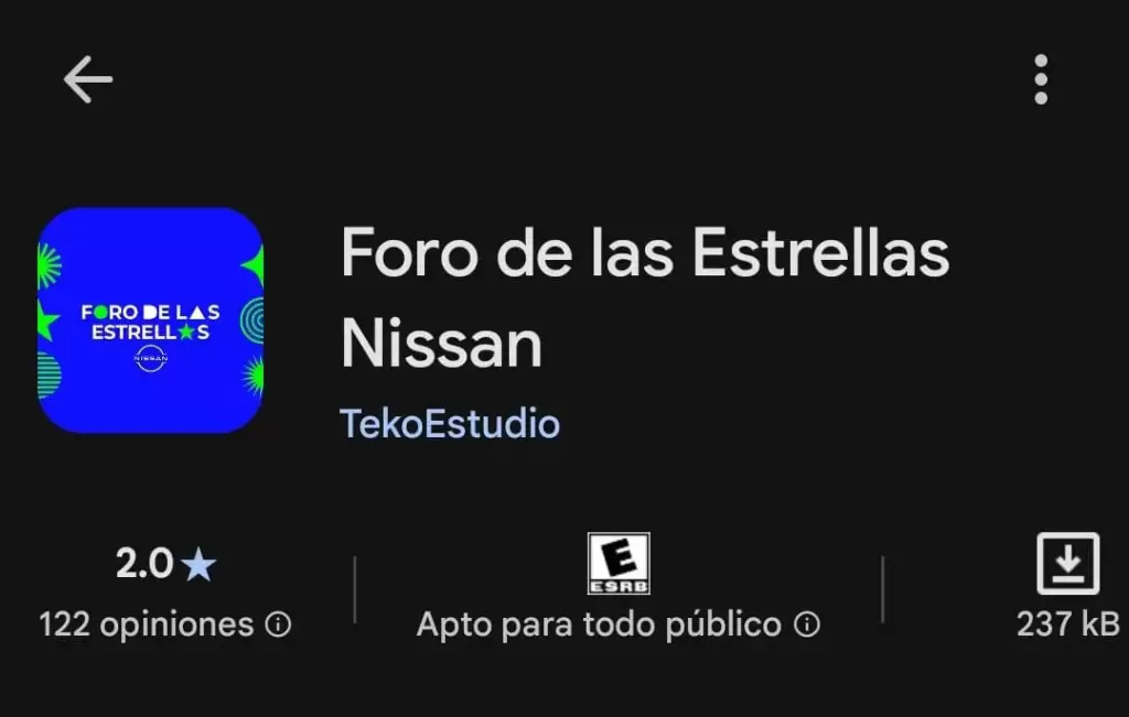 Aplicación oficial del Foro de las Estrellas