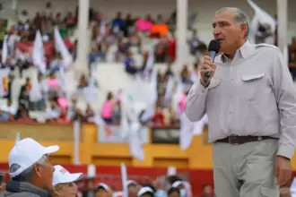 Adán Augusto visitó Aguascalientes, cortesía de ‘La Barredora’