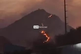 Controlan incendio forestal en el Cerro del Muerto
