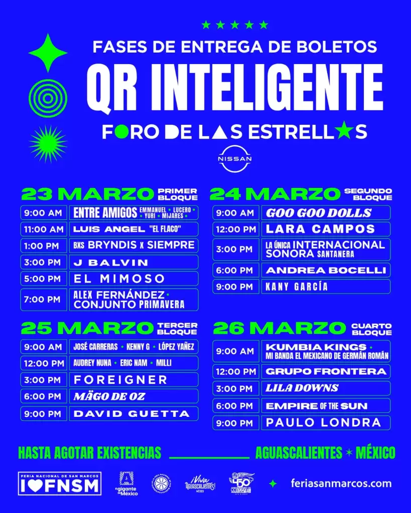 Fases de entrega de boletos para Foro de las Estrellas