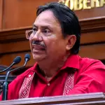 Fernando Alférez. El diputado morenista reitera: “los hombres también tienen leche”; defiende que busca abrir debate. Foto: JLMNoticias / Congreso de Aguascalientes.