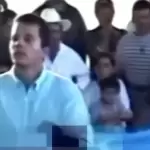 “El Mencho” en una pelea de gallos 