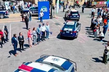 El gobierno del Municipio refuerza seguridad: entregan 100 nuevas patrullas en Aguascalientes.