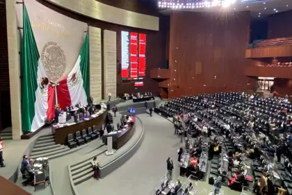 Aspecto general de la Cámara de Diputados. La Reforma Electoral se cae en San Lázaro; Morena no alcanzó mayoría calificada. Foto: JLMNoticias / Agencia El Universal.
