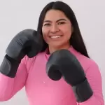 Emilia encontró en la Casa del Adolescente el impulso para debutar en Kombat Kwang Fight y desarrollar su talento en Aguascalientes.