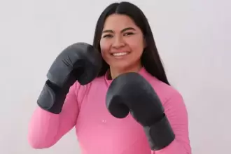 Emilia encontró en la Casa del Adolescente el impulso para debutar en Kombat Kwang Fight y desarrollar su talento en Aguascalientes.
