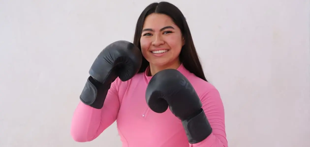 Emilia encontró en la Casa del Adolescente el impulso para debutar en Kombat Kwang Fight y desarrollar su talento en Aguascalientes.