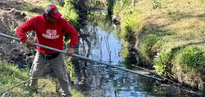 Más de 700 toneladas de residuos fueron retiradas del río San Pedro en jornadas de limpieza en Aguascalientes.