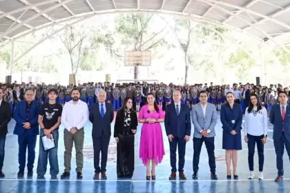 Tere Jiménez inauguró un Laboratorio de Inteligencia Artificial en el CECyTEA de Rincón de Romos.
