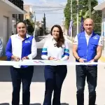 Tere Jiménez entregó nuevas calles con concreto hidráulico en Pabellón de Arteaga.