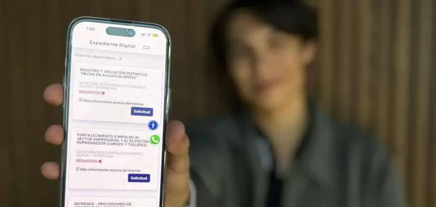 Más de 100 trámites ya pueden hacerse en línea en Aguascalientes mediante Expediente Digital.