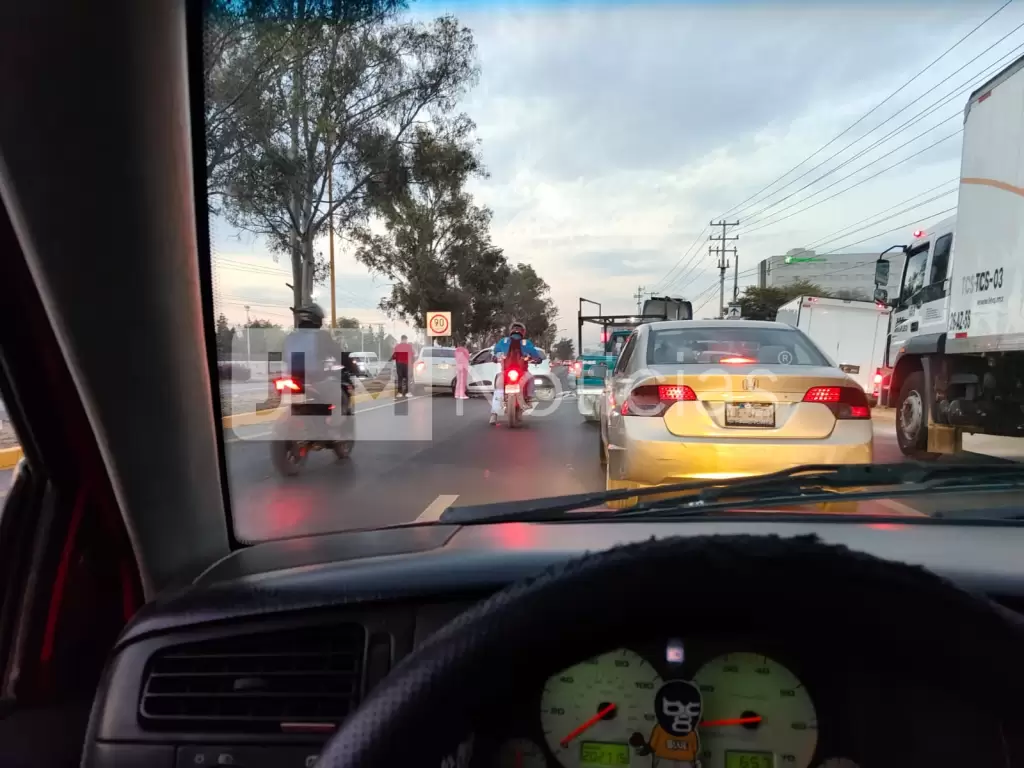 Carambola en la Carretera Federal 45 sur