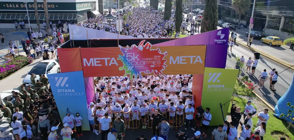 Así fue el inicio de la Carrera de Colores 5K Zitara JLMNoticias. Foto: JLMNoticias / Especial.