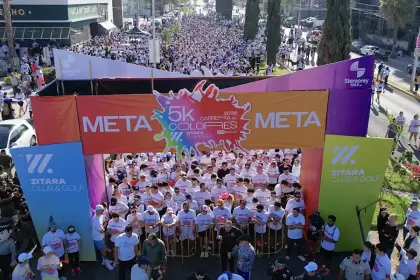 Así fue el inicio de la Carrera de Colores 5K Zitara JLMNoticias. Foto: JLMNoticias / Especial.