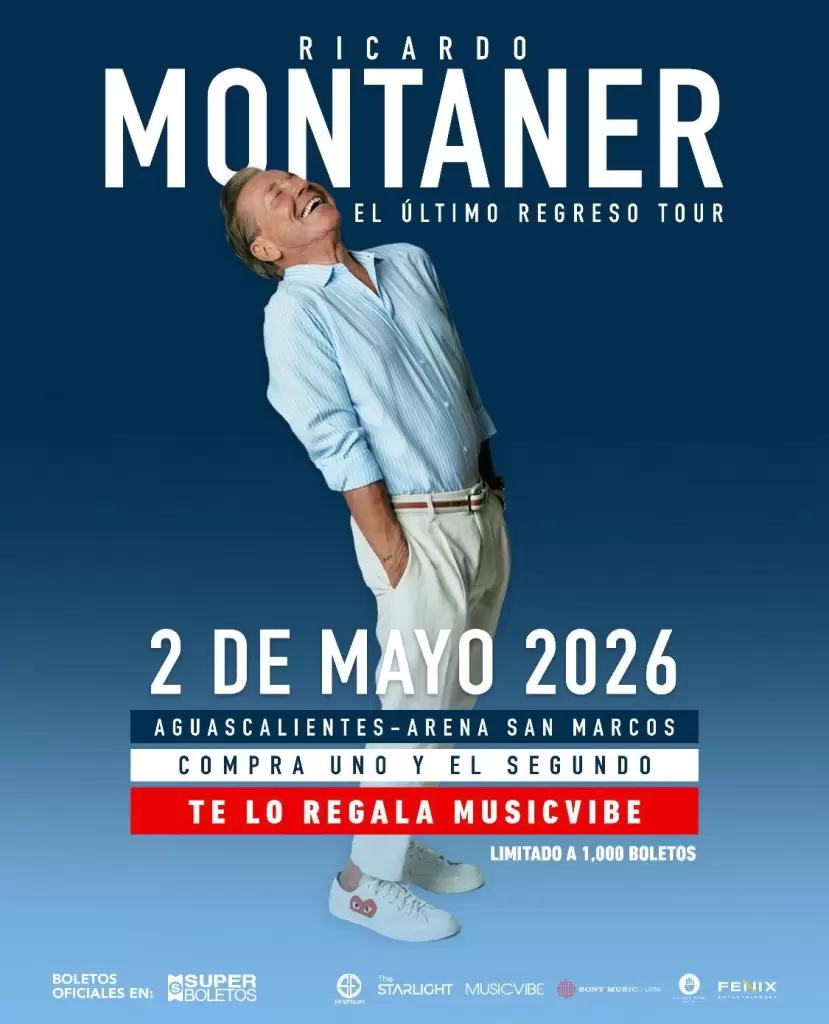 promocion ricardo montaner tour 2026 ags
