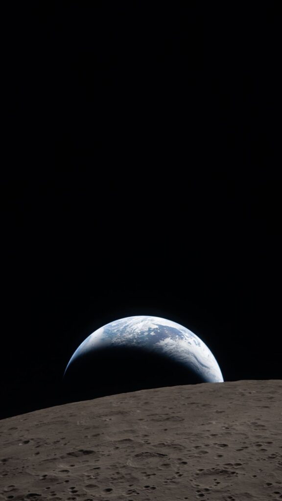 02 artemis ii lunar flyby wallpaper earthset image 1