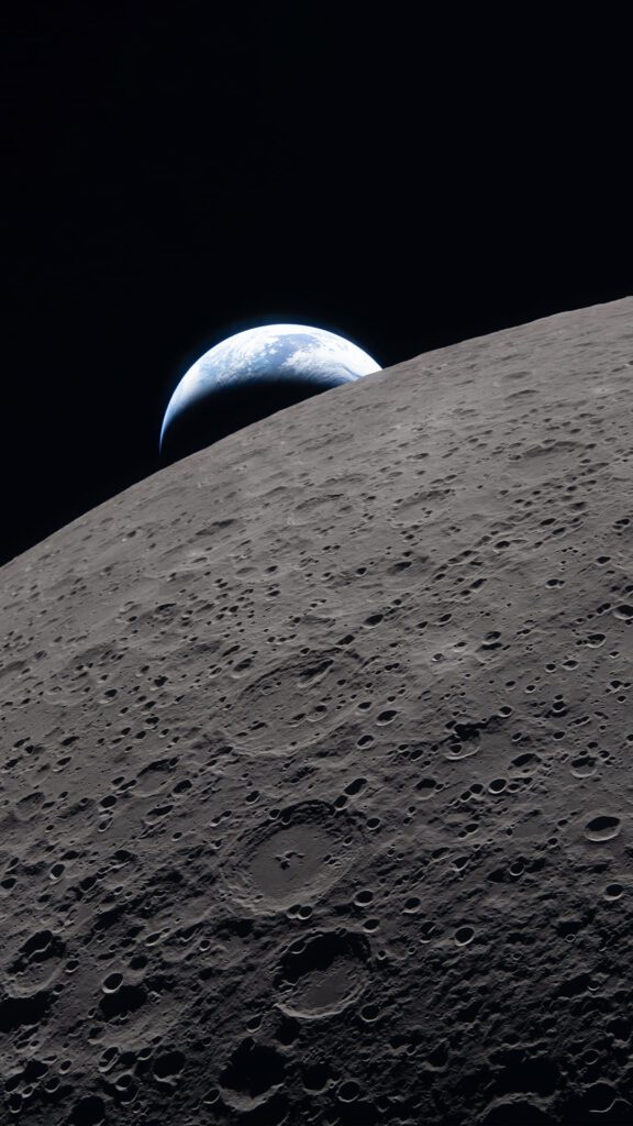 16 artemis ii lunar flyby wallpaper setting earth image 1 1