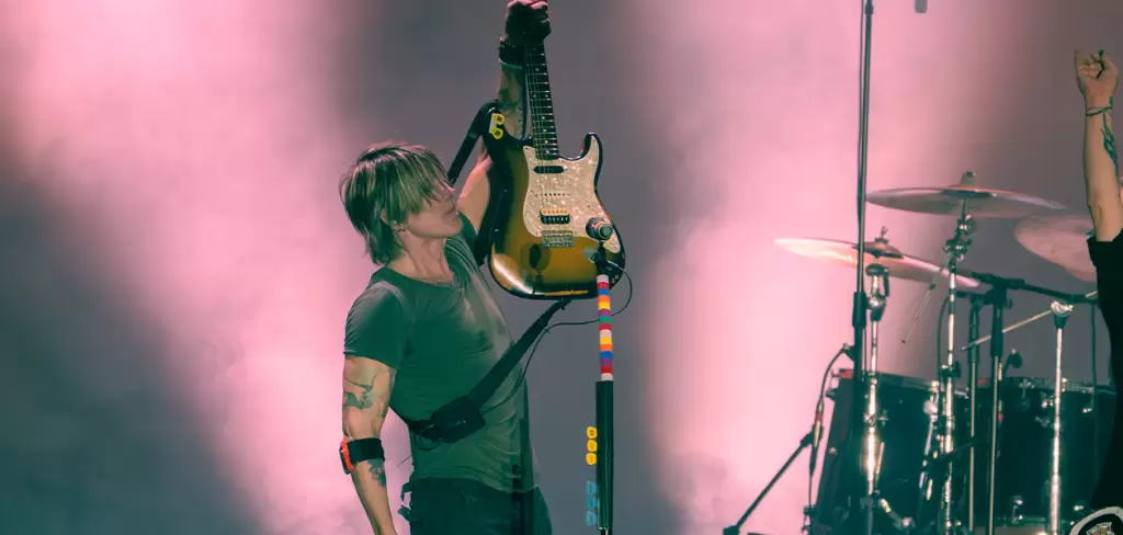 Goo Goo Dolls durante el tramo final del concierto