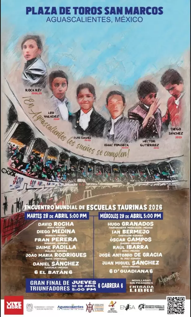 Aguascalientes- Encuentro Mundial de Escuelas Taurinas 2026 JLMNoticias