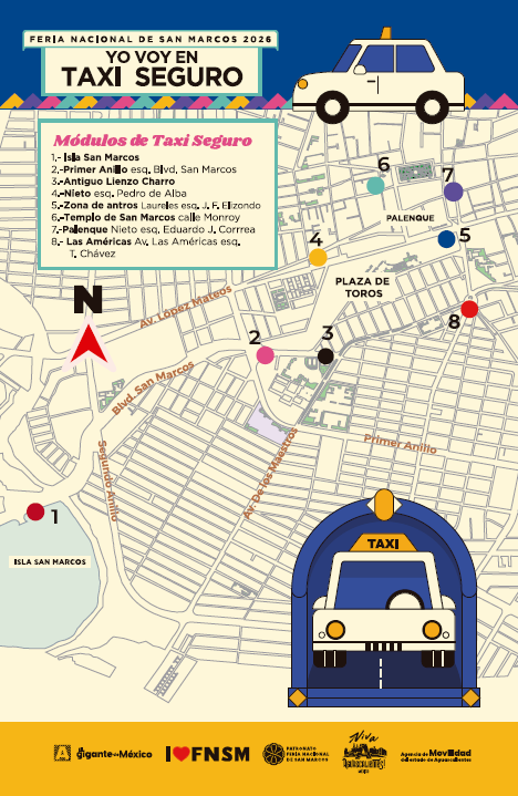 Puntos de "Taxi seguro"