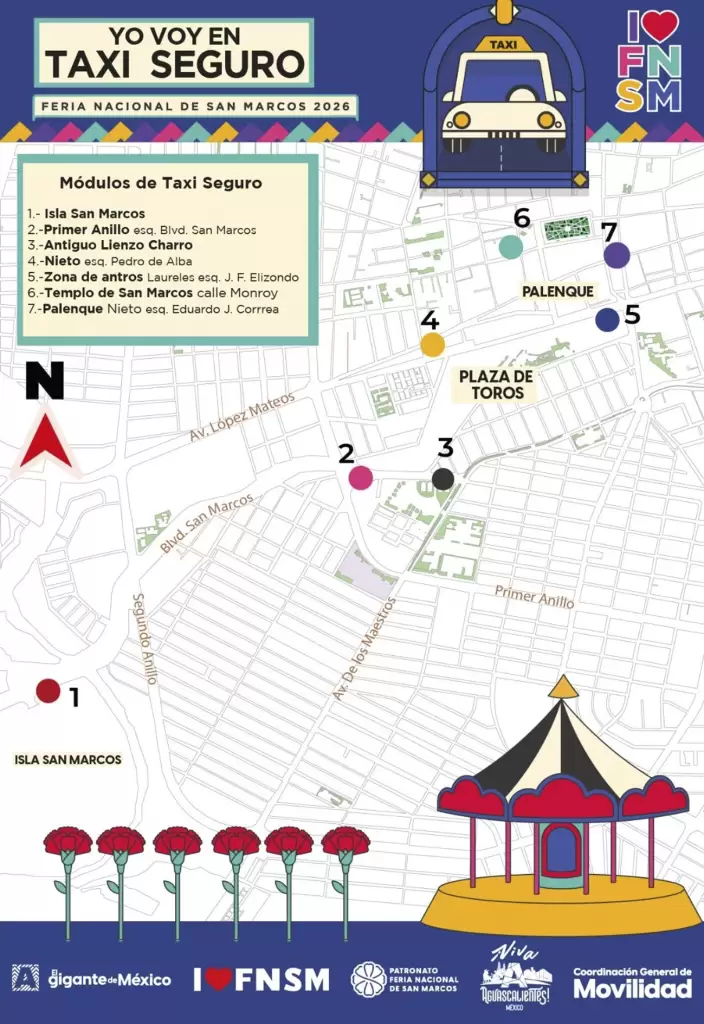 Circuito Sanmarqueno y Taxi Seguro facilitan movilidad en la FNSM2026 JLMNoticias 6