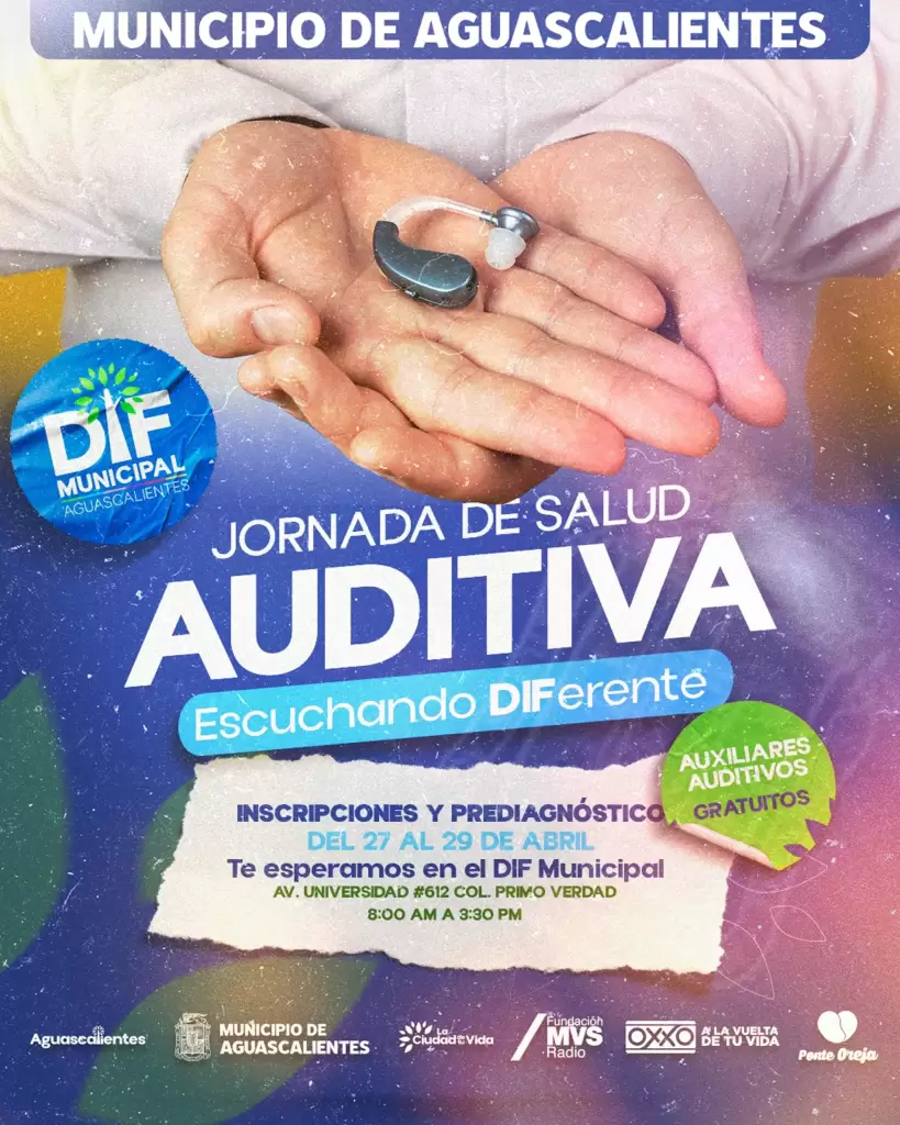 DIF Aguascalientes abre jornada auditiva gratuita 2026 jlmnoticias