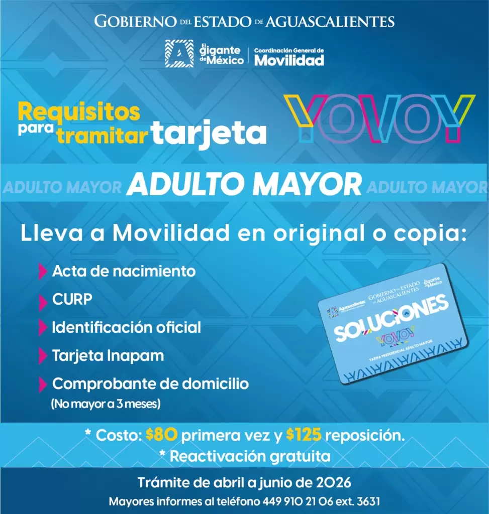 Descuento del 50 en transporte publico para adultos mayores y personas con discapacidad en Aguascalientes JLMNoticias 2