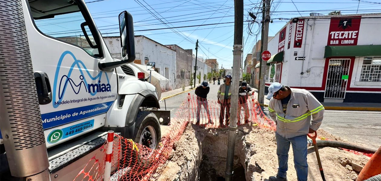 MIAA rehabilita drenaje en El Encino para evitar brotes