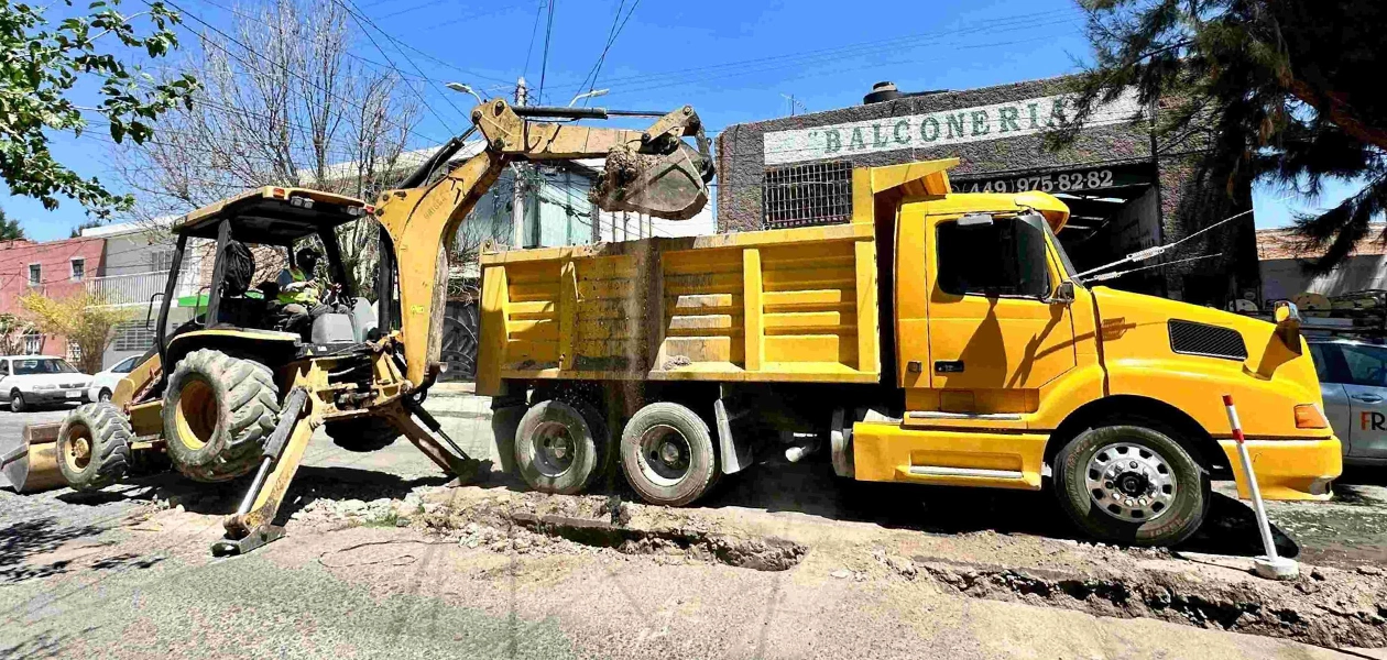 MIAA renueva obras en colonia Del Trabajo de Aguascalientes