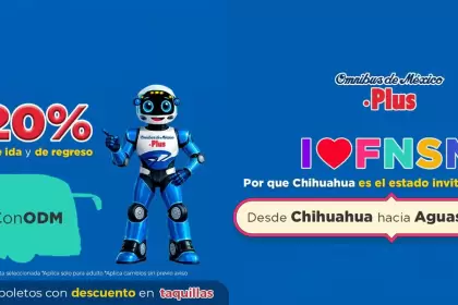 Omnibus de México: 20% de descuento en la FNSM 2026