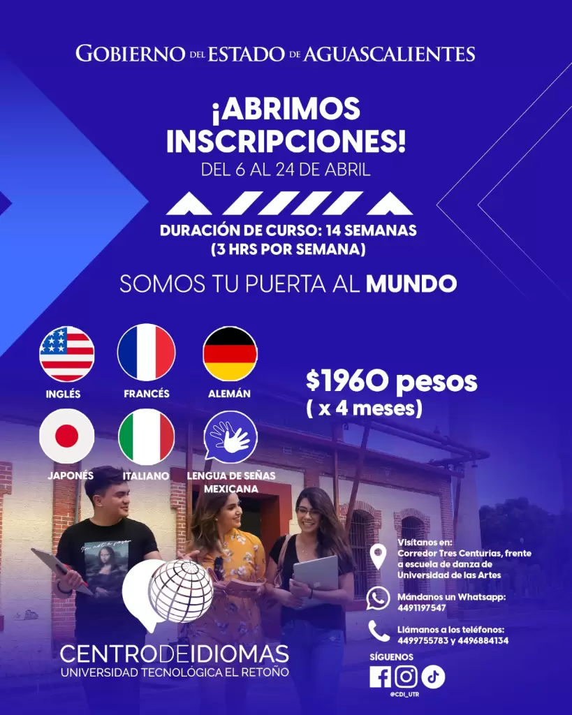 UTR impulsa aprendizaje de idiomas en Aguascalientes JLMNoticias