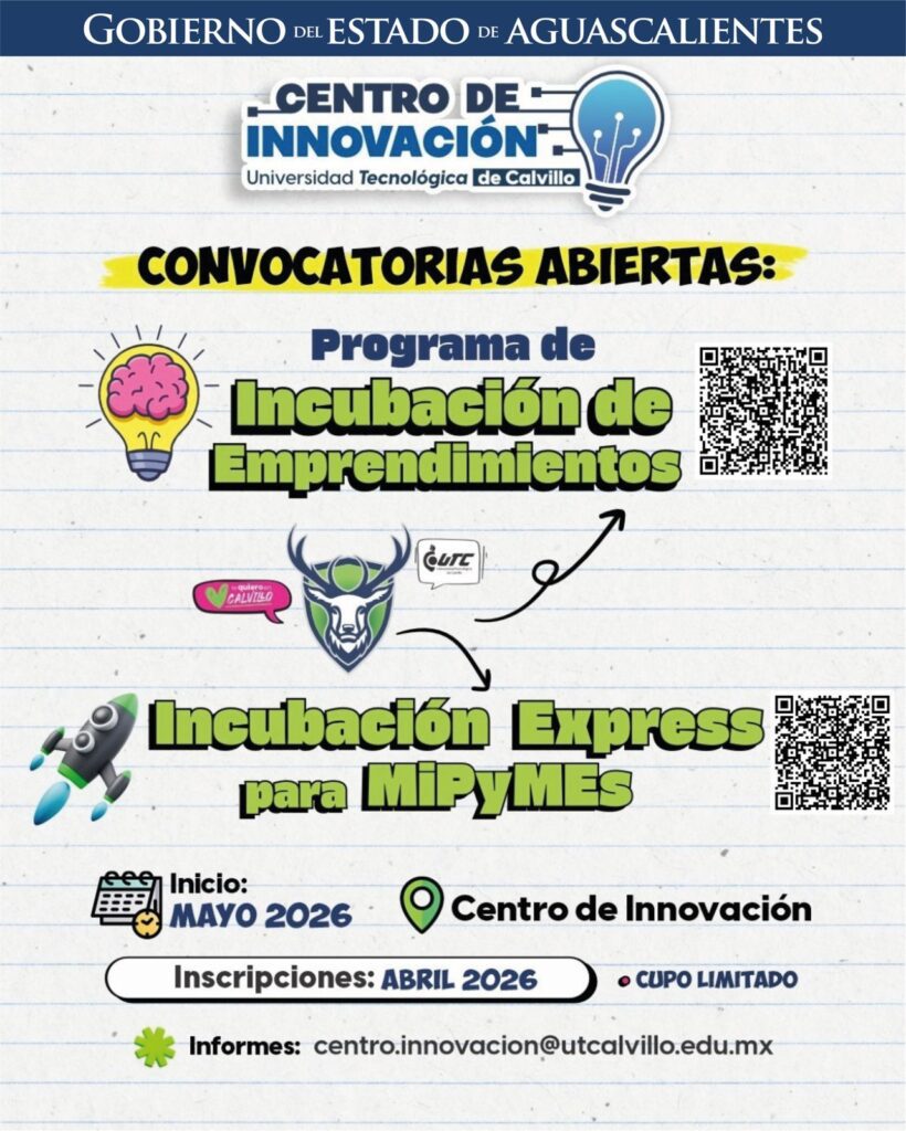 Universidad Tecnologica de Calvillo abre asesoria gratuita a emprendedores con nuevo Centro de Innovacion JLMNoticias 2