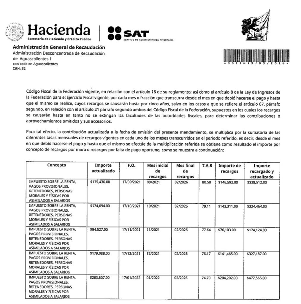 Incumplimiento de impuestos de IBN se remonta a 2021 y 2022, cuando Arturo Ávila Anaya era el presidente y director de la empresa // Créditos de Mexicanos contra la Corrupción